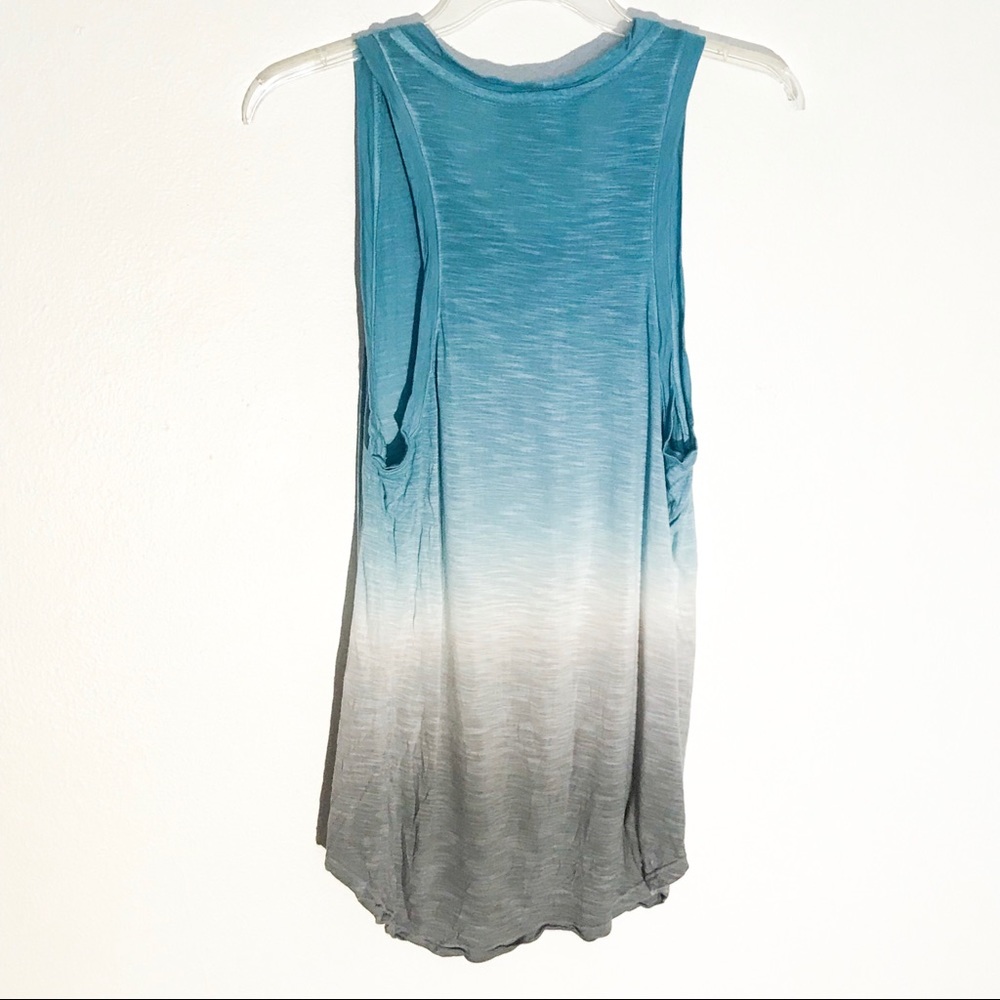 Young Fabulous & Broke Ombré Racerback Tank Large - Picture 2 of 4